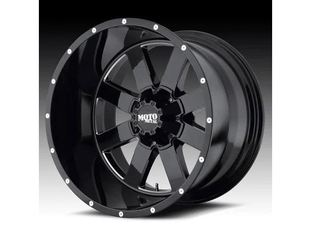 22x14 Gloss Black Milled Wheel Y276