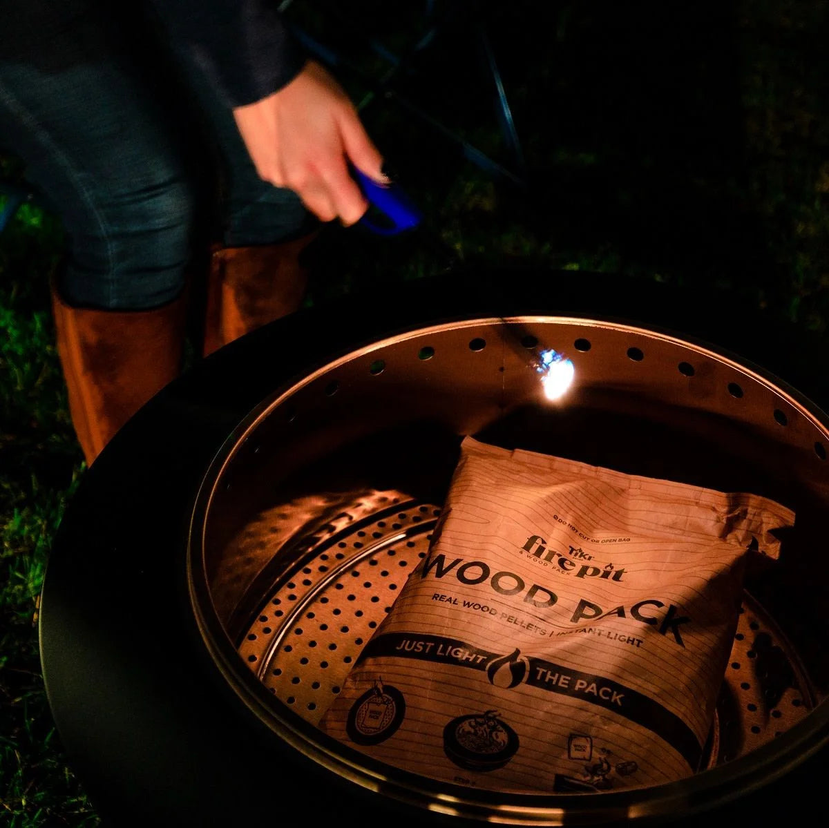 Fire Pit Wood Packs, Pack of 4 Q7500