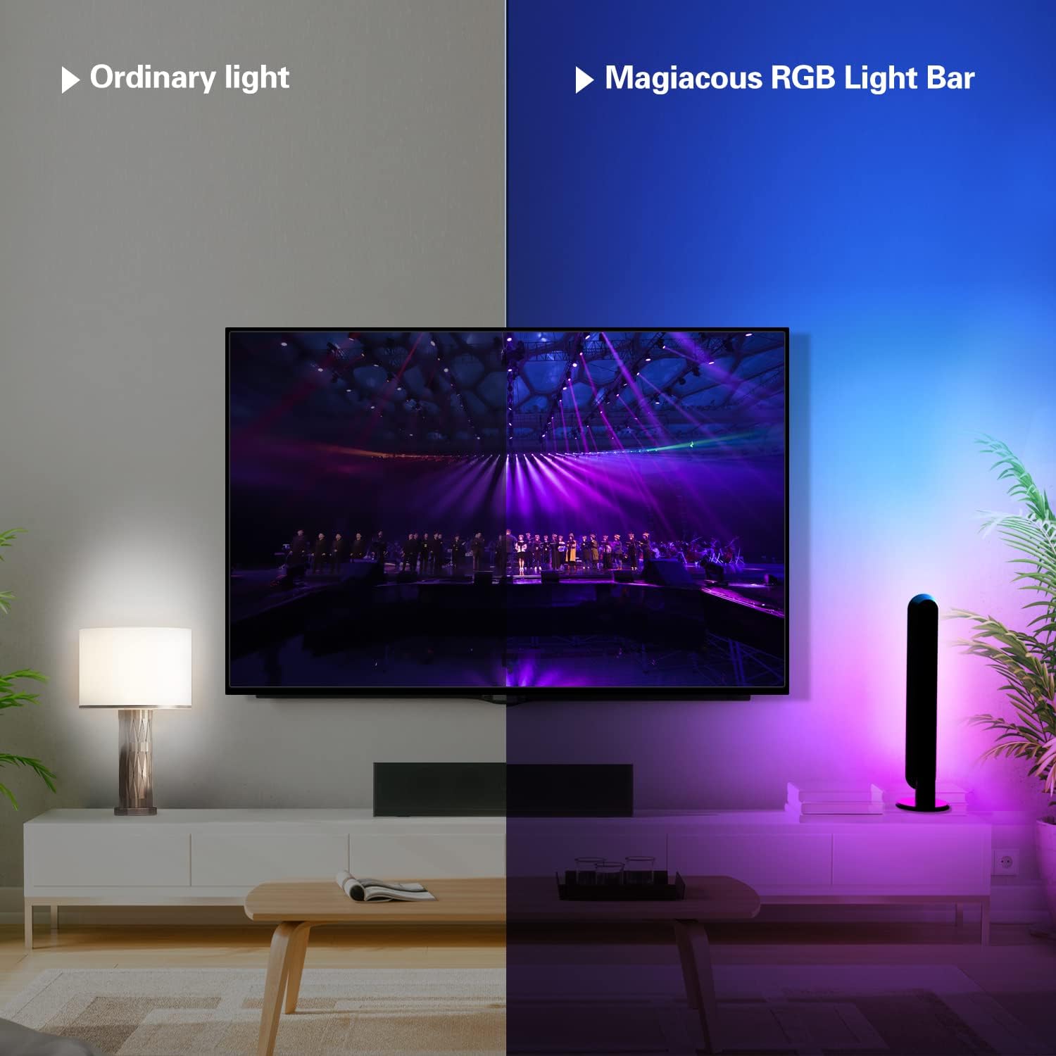Smart LED Light Bars, Pack of 2 D935342