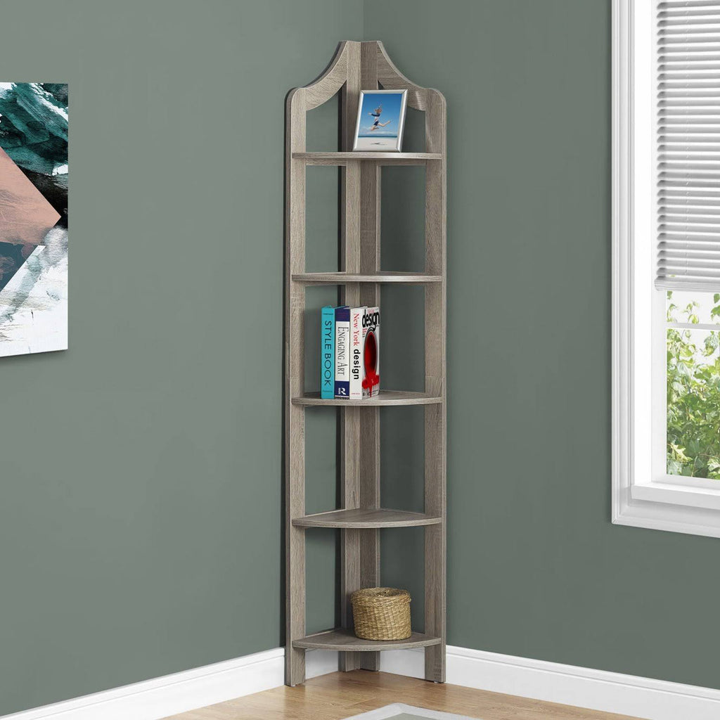 Corner Accent Shelf Bookcase V3745