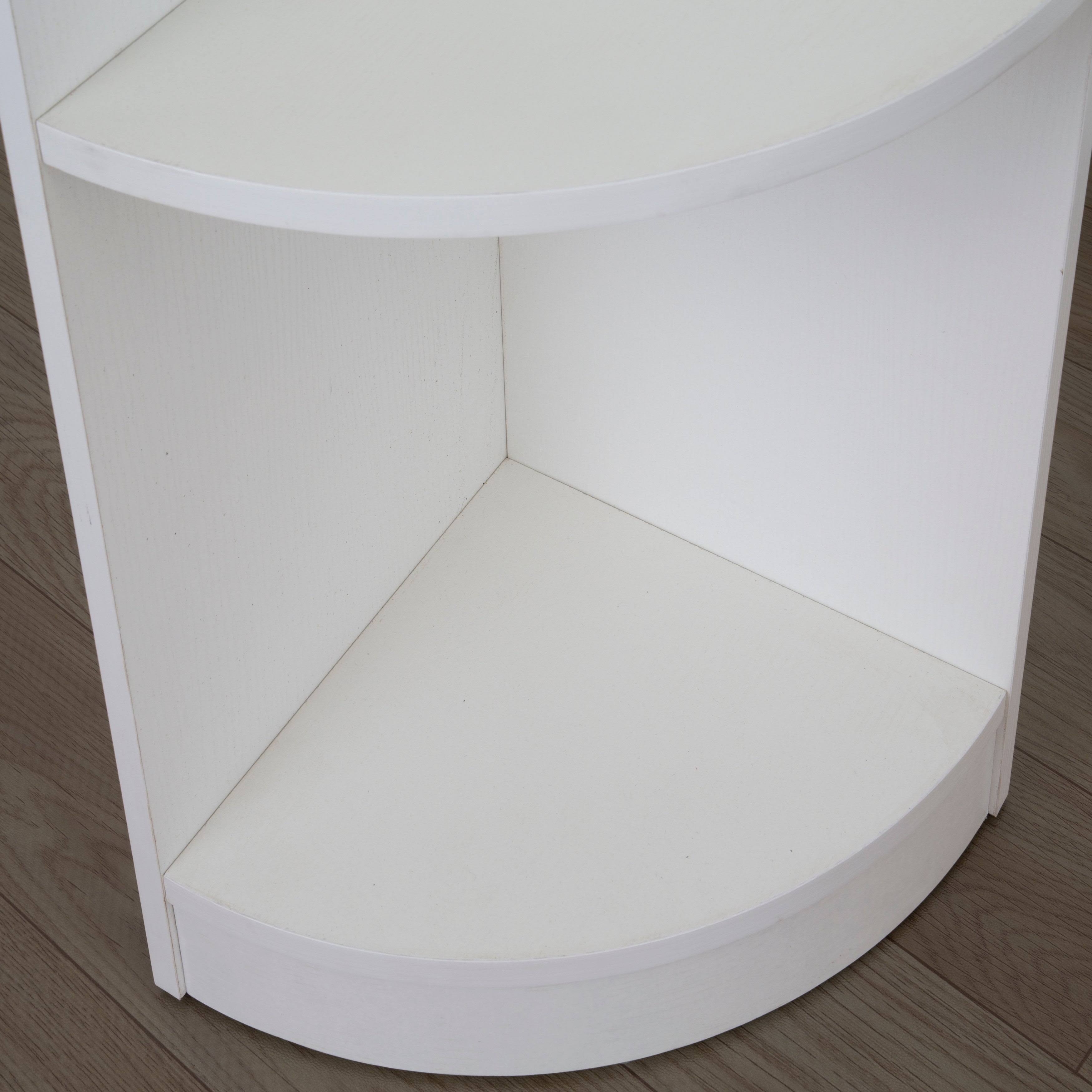 Blue 5 Tier Corner Bookcase Q21340