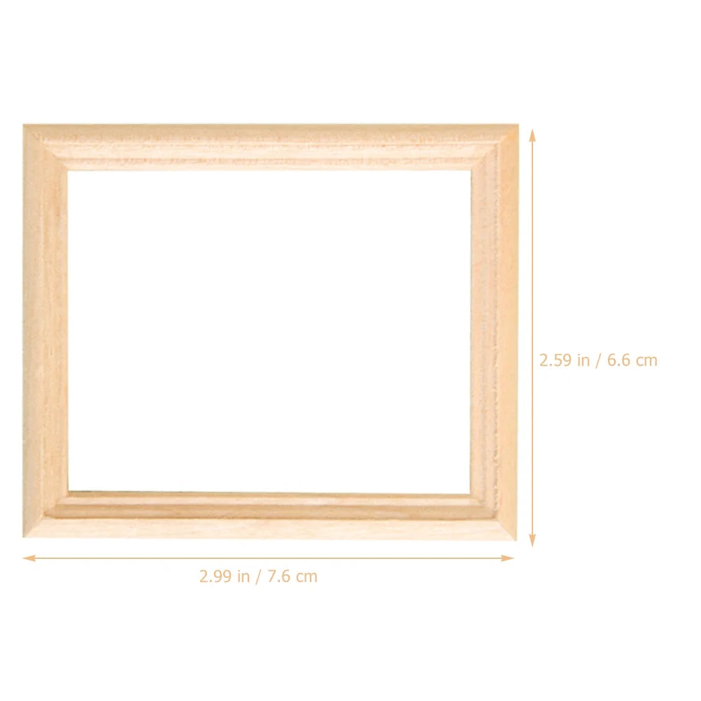 6 Pcs Wood Dollhouse Furniture Kit Q583