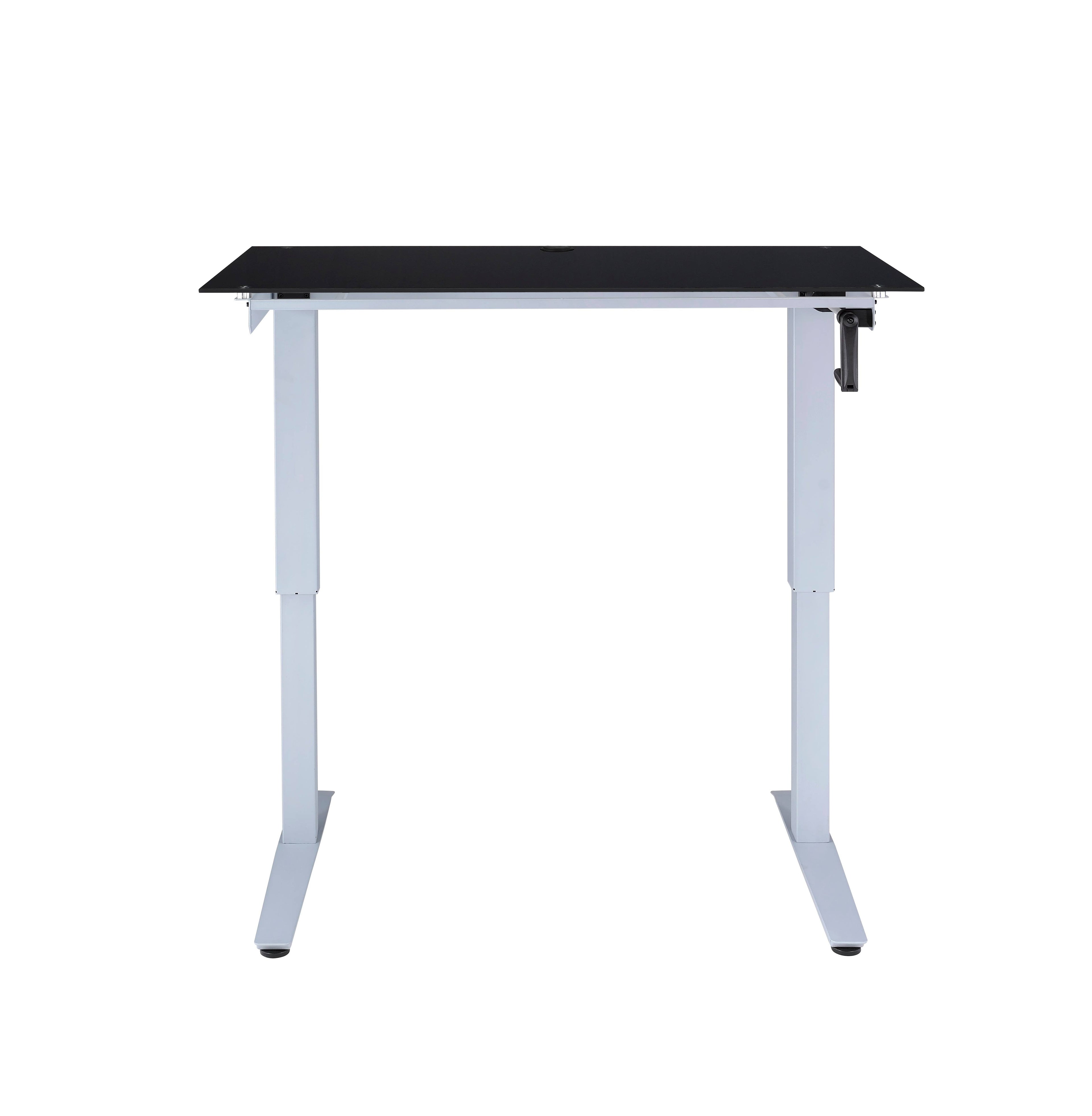 Black Glass Writing Desk A194