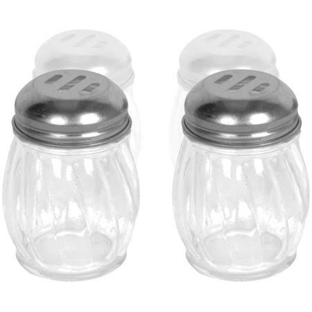 Glass 6 oz Cheese Shakers 12 PC U956