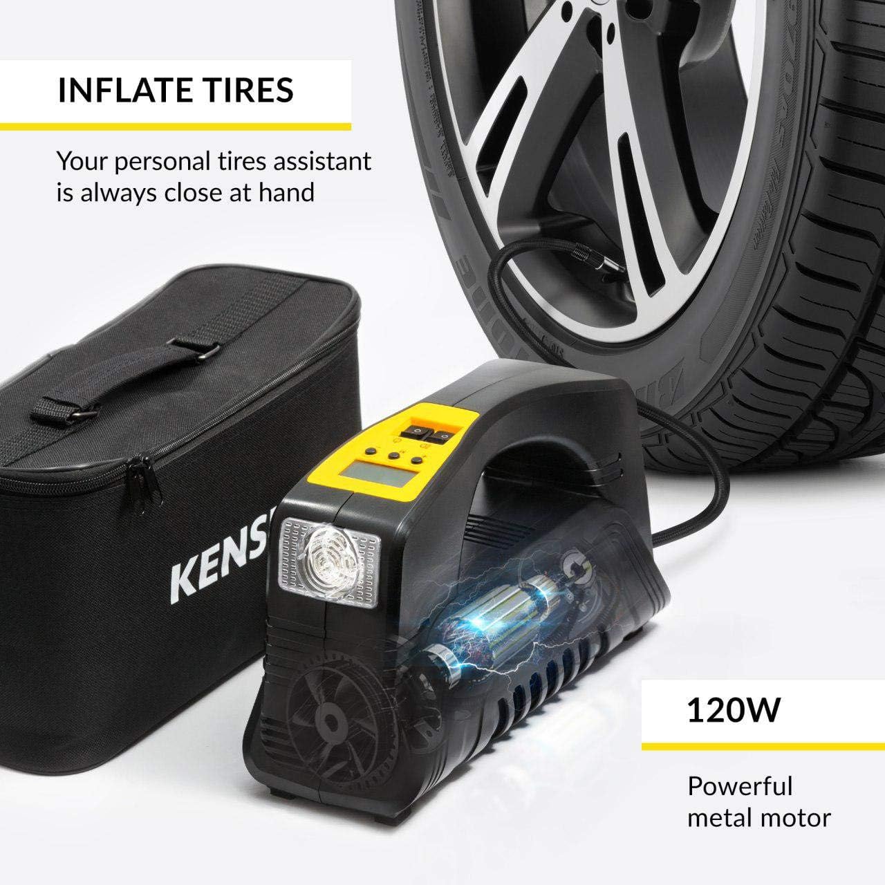 Tire Inflator Portable Air Compressor Pump Pack of 2 C329