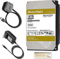 18TB Hard Drive Upgrade Kit with Gold Enterprise Drive, SATA to USB Cable, Power Supply V249