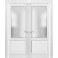 White MDF Interior Door 36 x 80 with Hardware K223