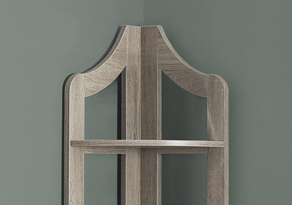Corner Accent Shelf Bookcase V3745