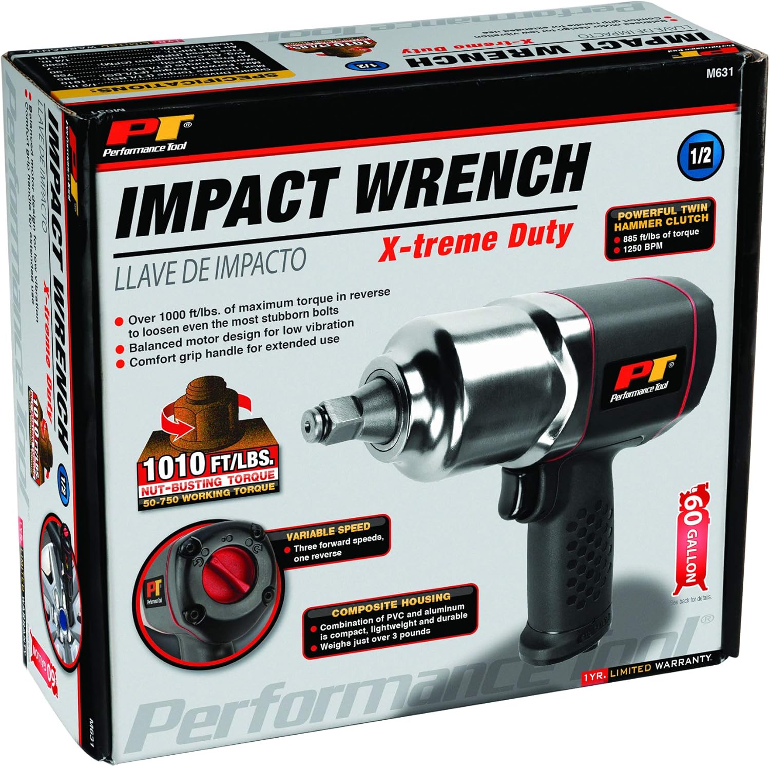 1/2-Inch Super Duty Impact Wrench W78032