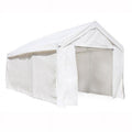White Outdoor Canopy Tent with Sidewalls B57508