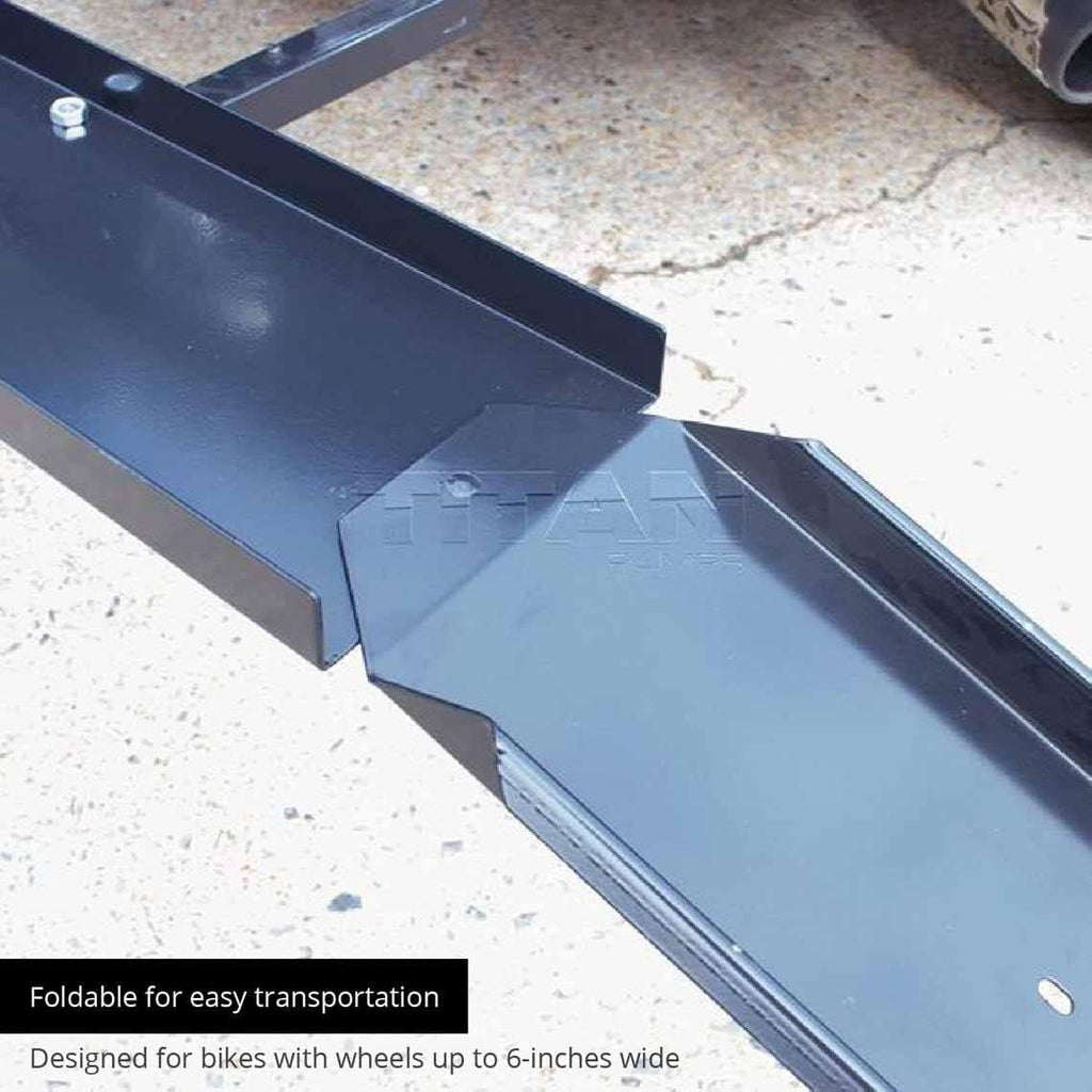 Dirt Bike and Motorcycle Carrier for Truck Hitch J910746