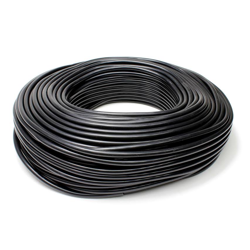 3/8 inch ID Black High Temp Silicone Vacuum Hose 250 Feet M6720