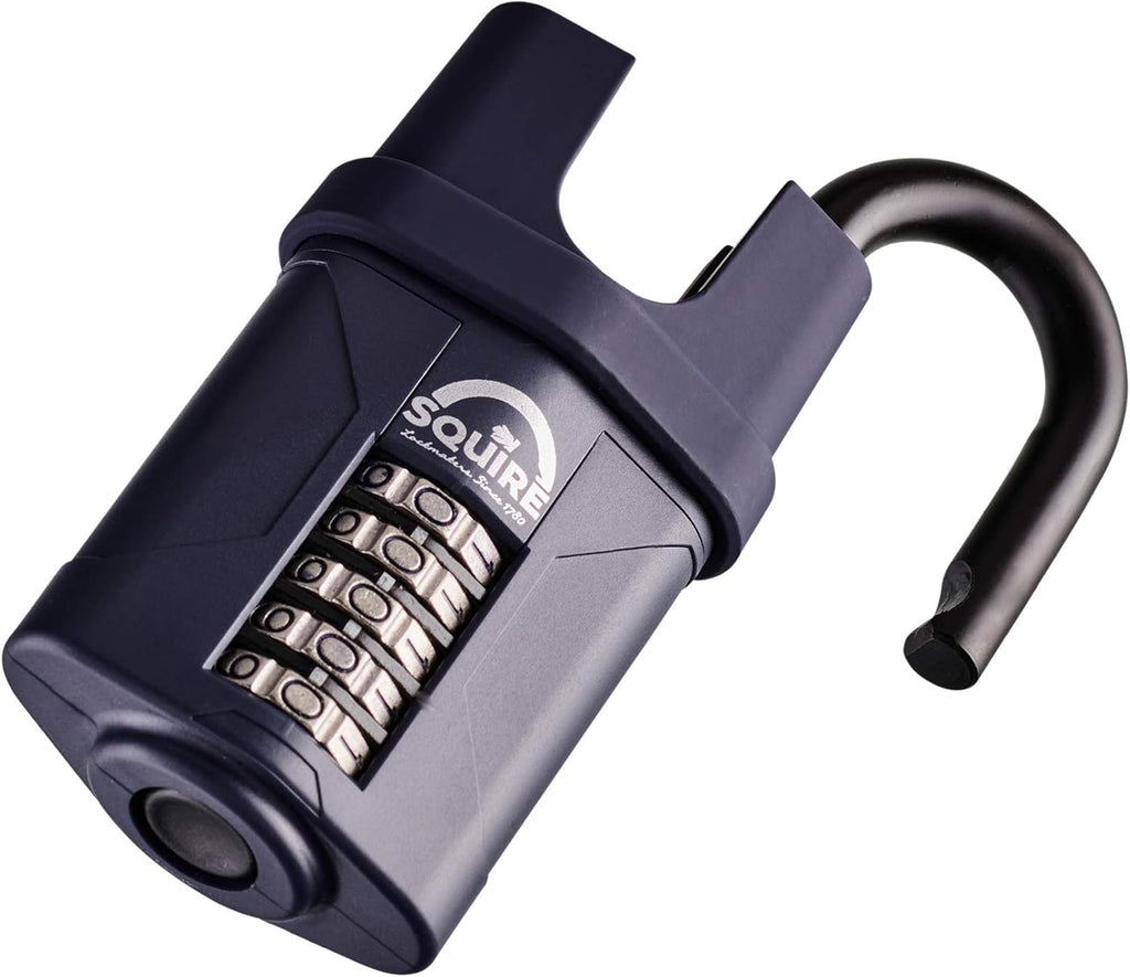 Blue 60 mm Alloy Steel 5 Wheel Combination Padlock, Pack of 2 O475193