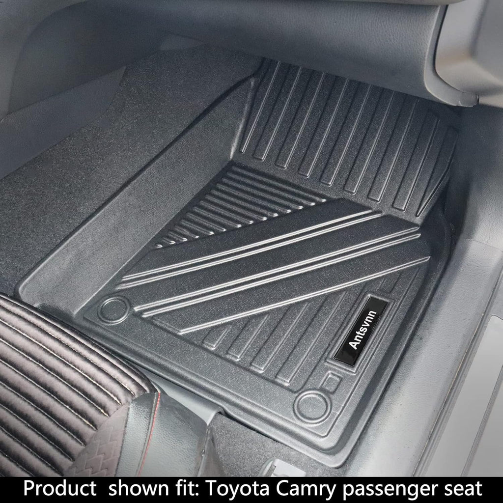 Black Rubber Floor Mats and Cargo Liner for Toyota Camry V494