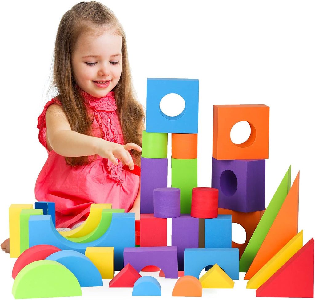 30 Piece Giant Jumbo Building Blocks for Toddlers J957