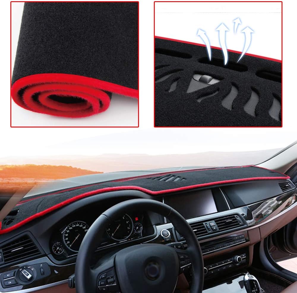 Black Carpet Dashboard Cover Mat Y28631