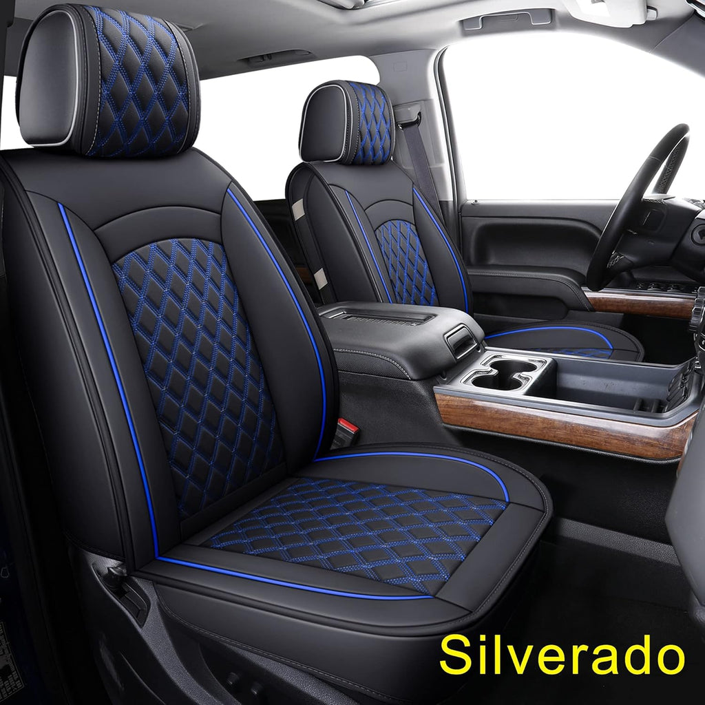 Gray Water Proof Faux Leather Seat Covers G271020