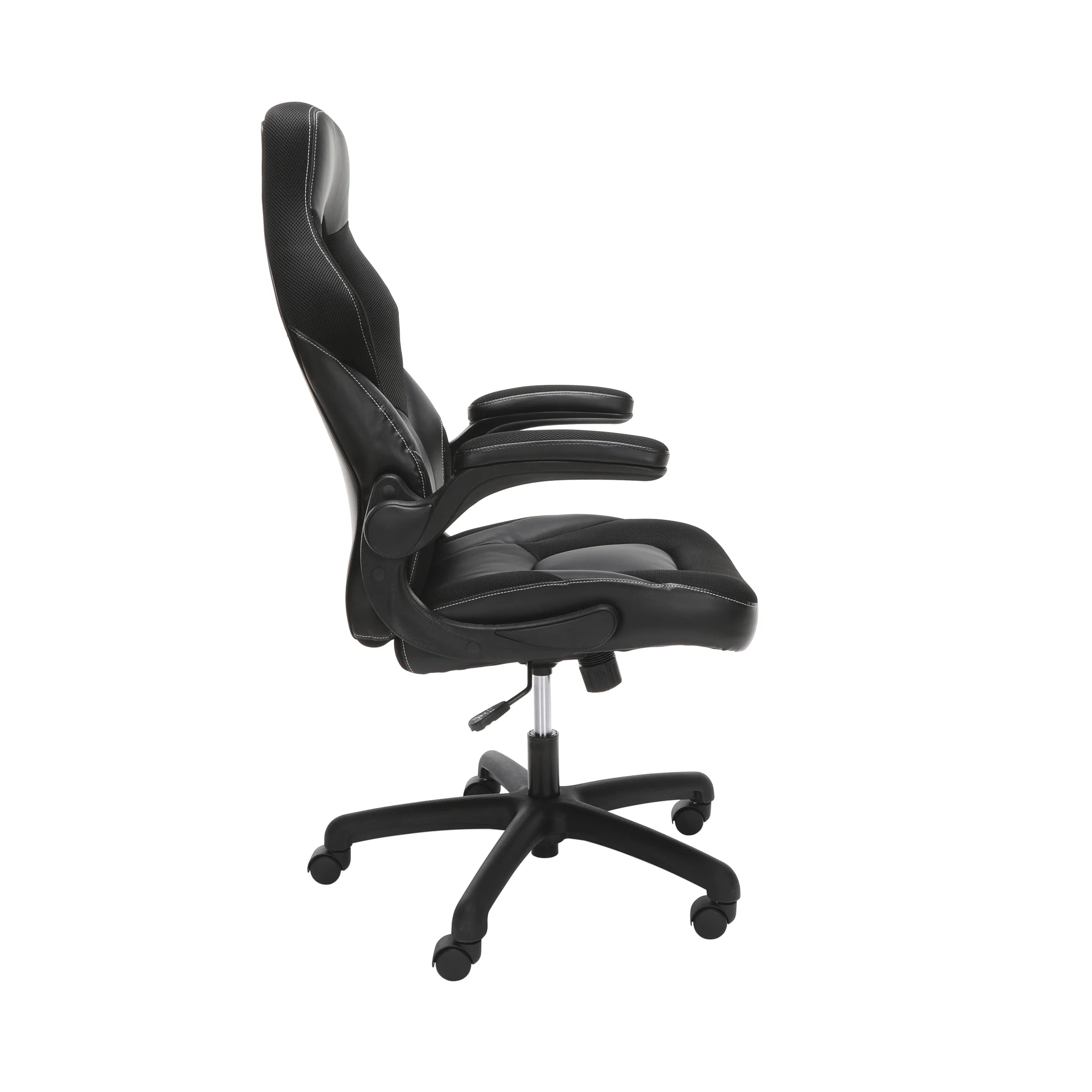 Black Gaming Chair with Integrated Headrest M214