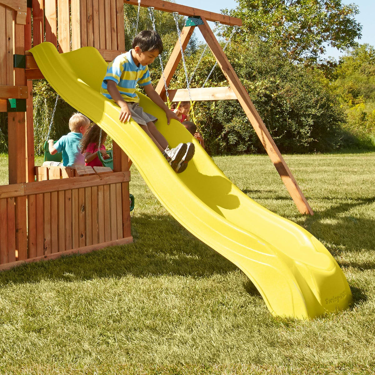 Yellow Wave Slide F956