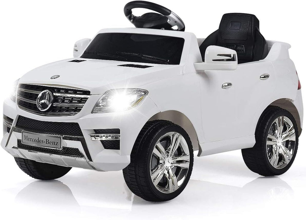White 6V Electric Kids Ride On Car with Remote Control Y210125