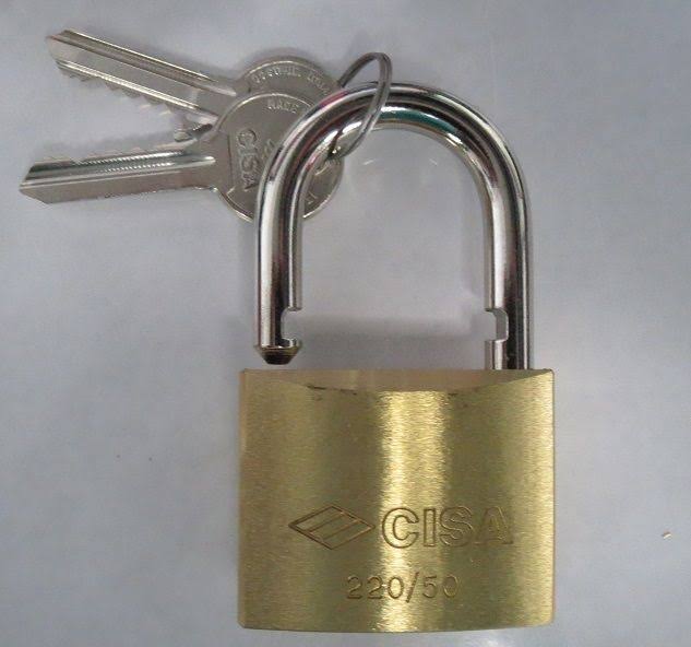 50mm Keyed Alike Brass Padlock 6pcs I9180