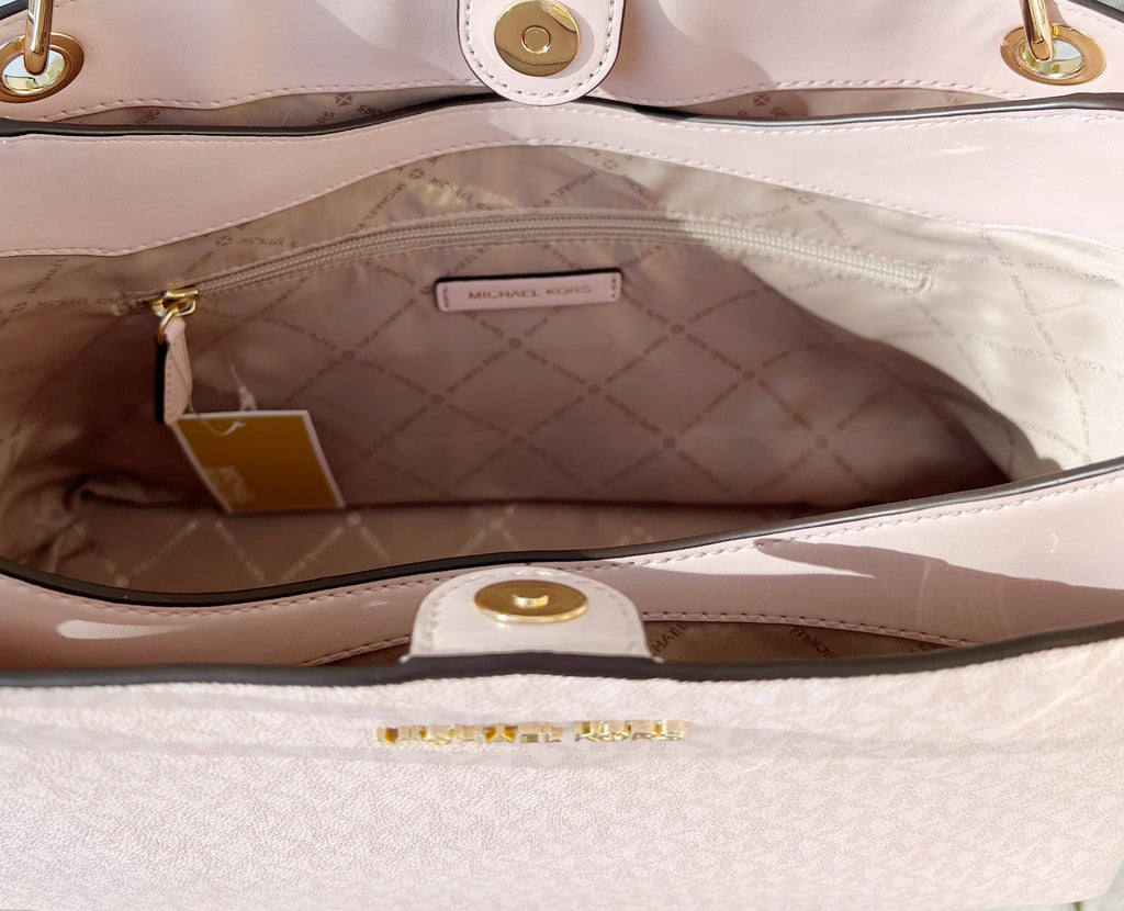 Large Triple Compartment Tote Powder Blush Z58936
