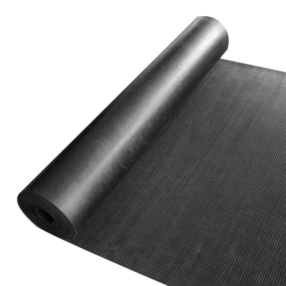 Non-Slip Outdoor Rubber Floor Mat, Black X7599