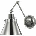 Brushed Nickel 1 Light Dimmable Swing Arm G537