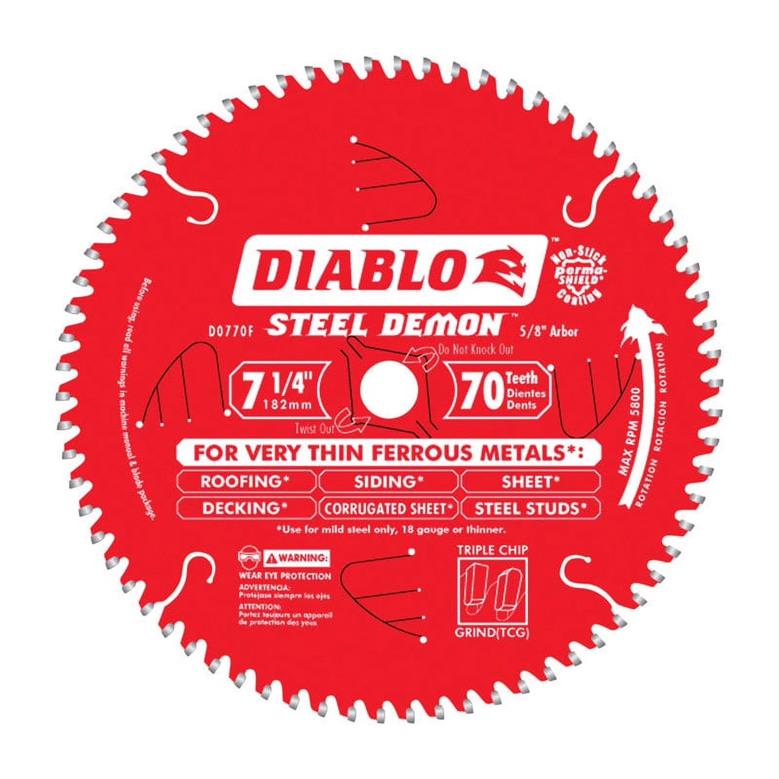 Carbide Tip Steel Circular Saw Blade 70 Teeth B6153