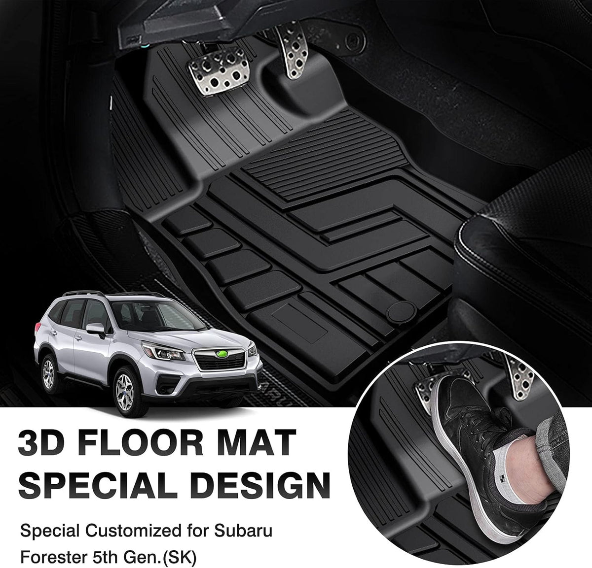 TPE All-Weather Car Floor Mats Full Set M56375