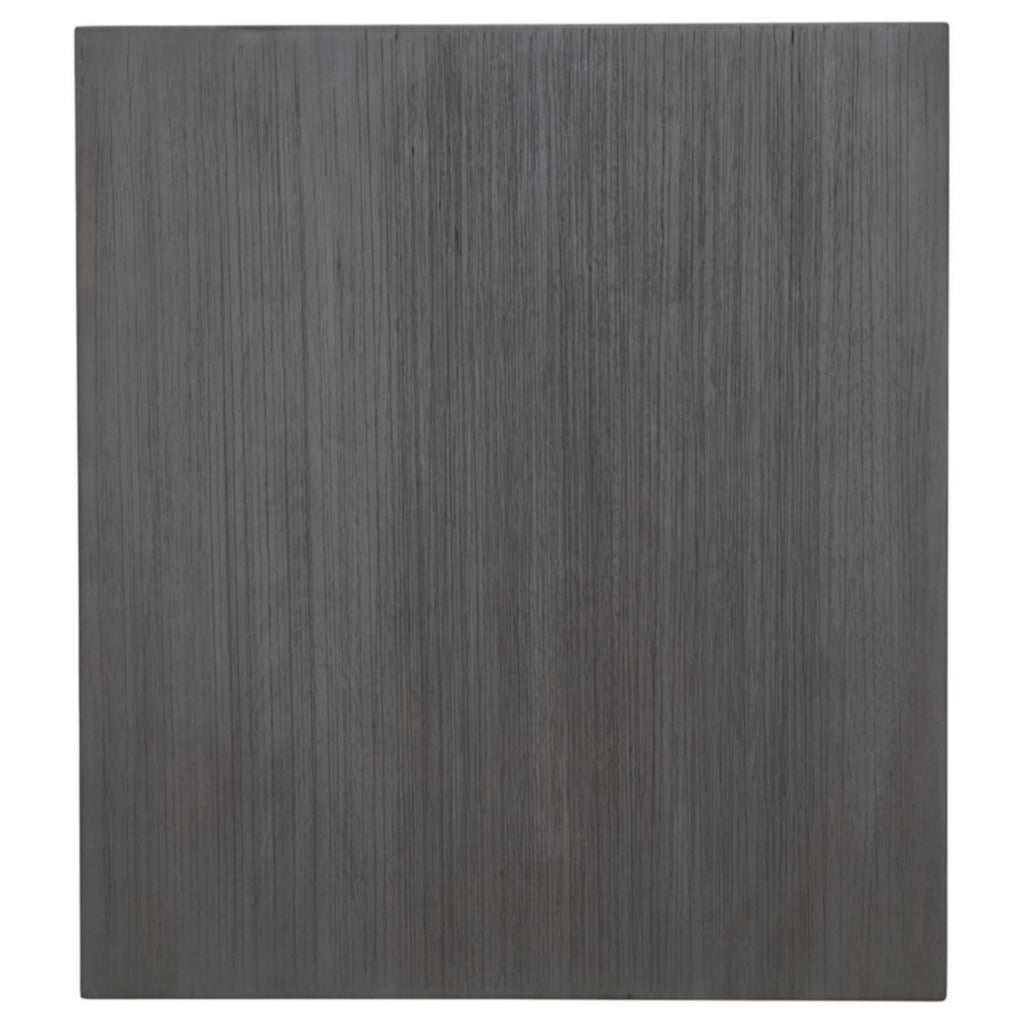 Gray Black Rectangular End Table W49522