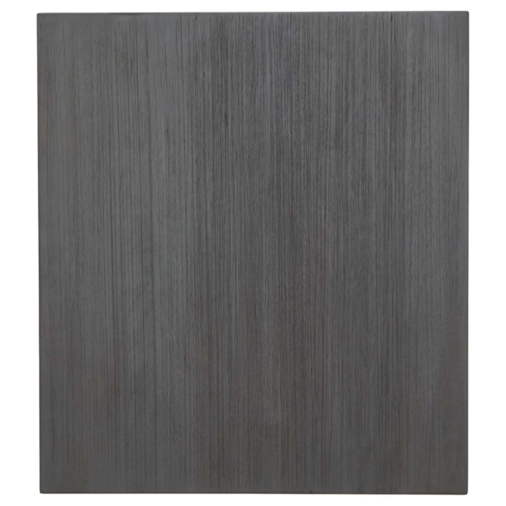 Gray Black Rectangular End Table W49522