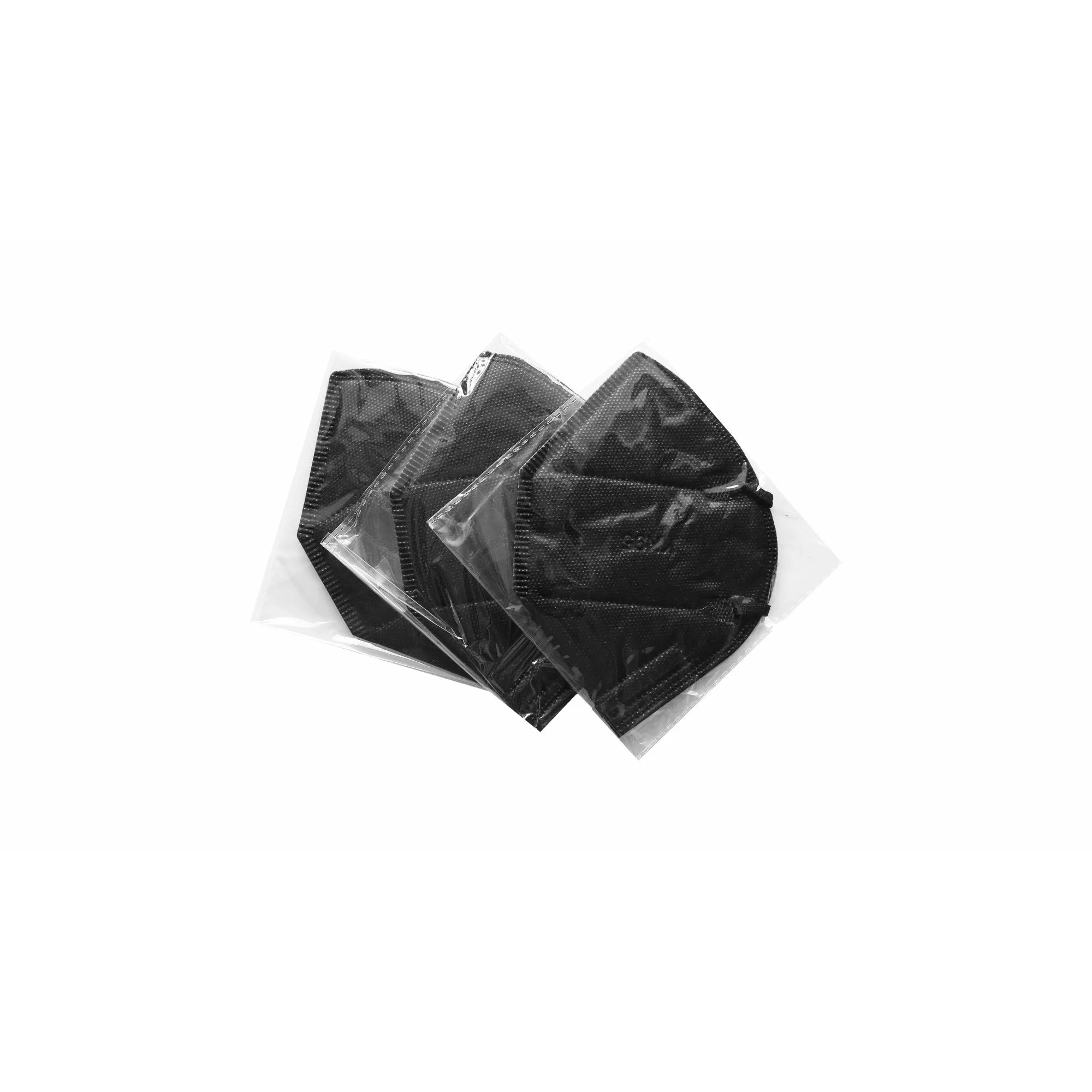 5-Ply Disposable Face Mask, Jet Black (100 Pack) K432031