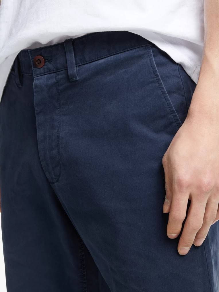 Navy Straight Cut Chinos J31840