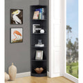 Blue 5 Tier Corner Bookcase Q21340