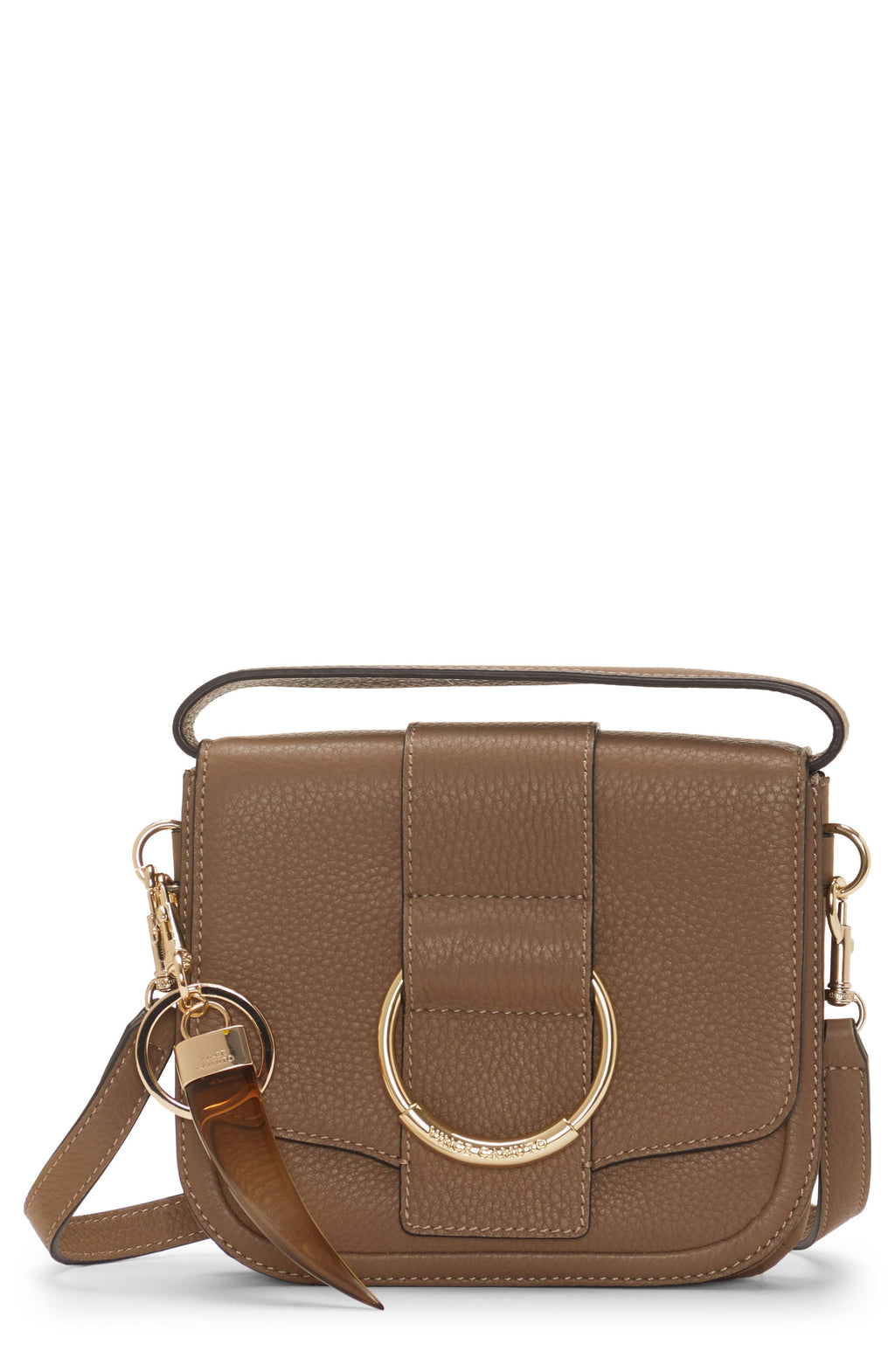 Leather Flap Crossbody S763298