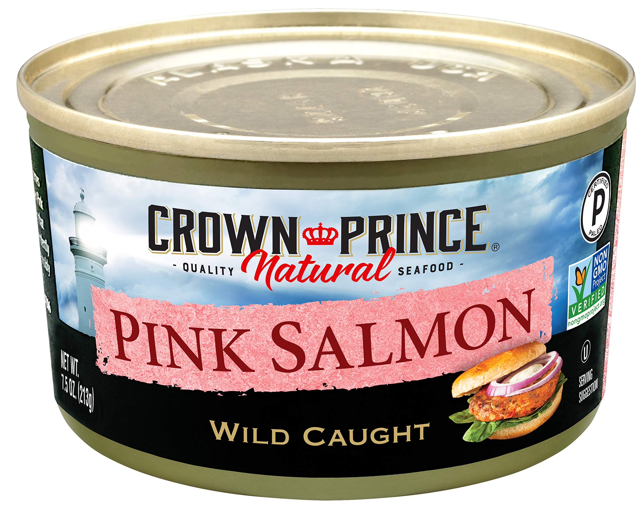 Pink Salmon 7.5-Ounce Cans (Pack of 12) N57176