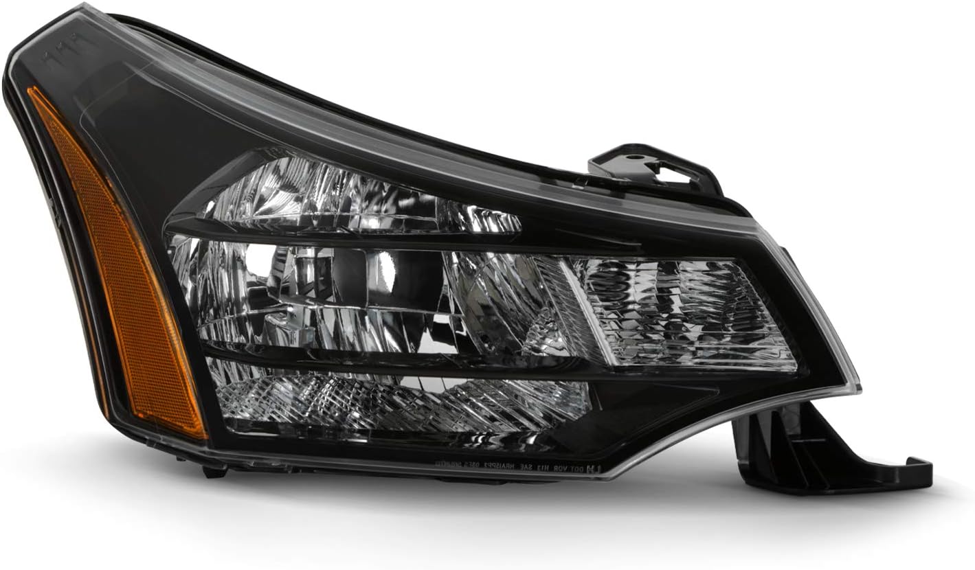 Black Factory Style Headlights Pair Y47143