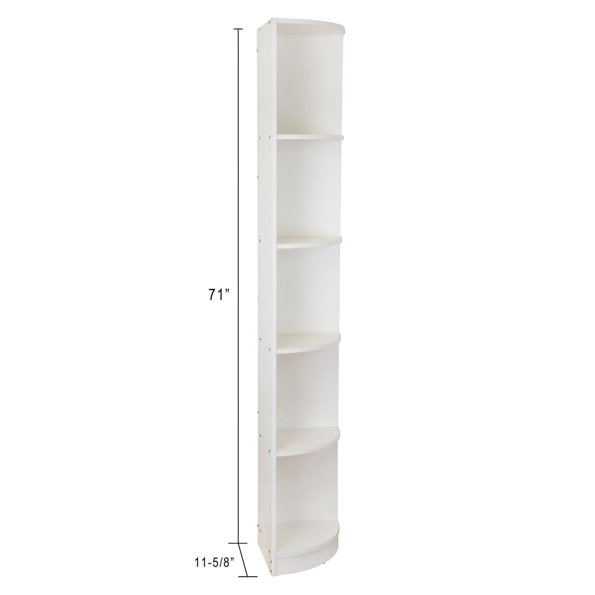 Blue 5 Tier Corner Bookcase Q21340