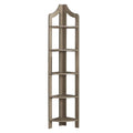 Corner Accent Shelf Bookcase V3745