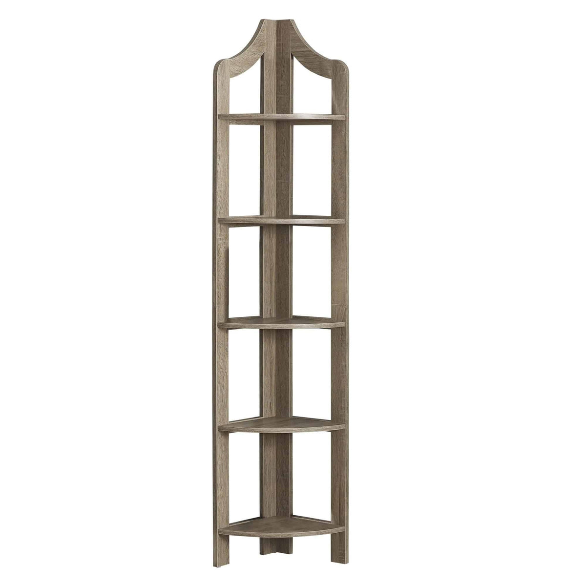 Corner Accent Shelf Bookcase V3745