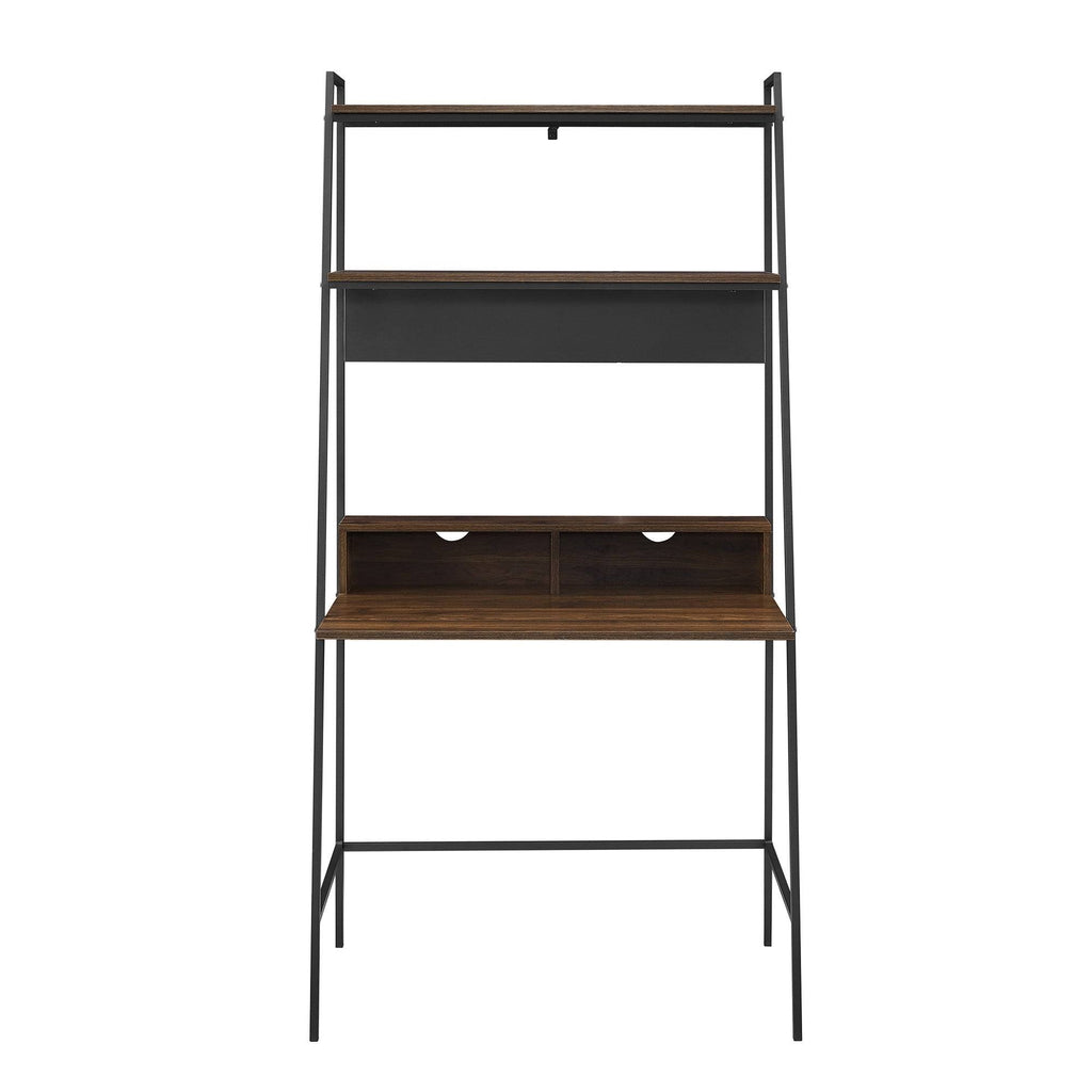 Metal Frame Ladder Shelf Desk W23336