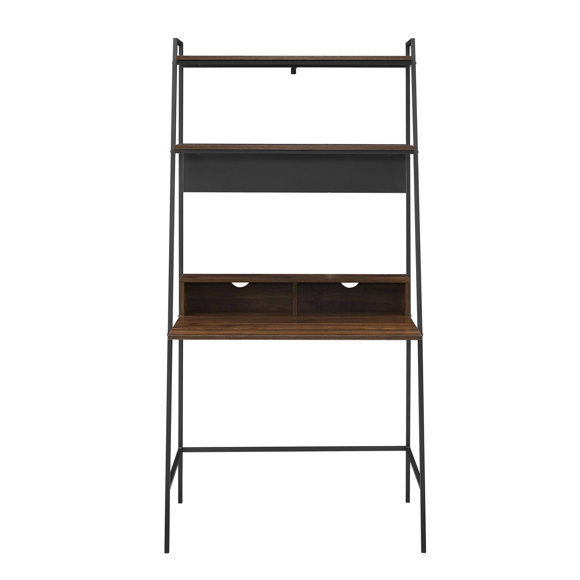 Metal Frame Ladder Shelf Desk W23336