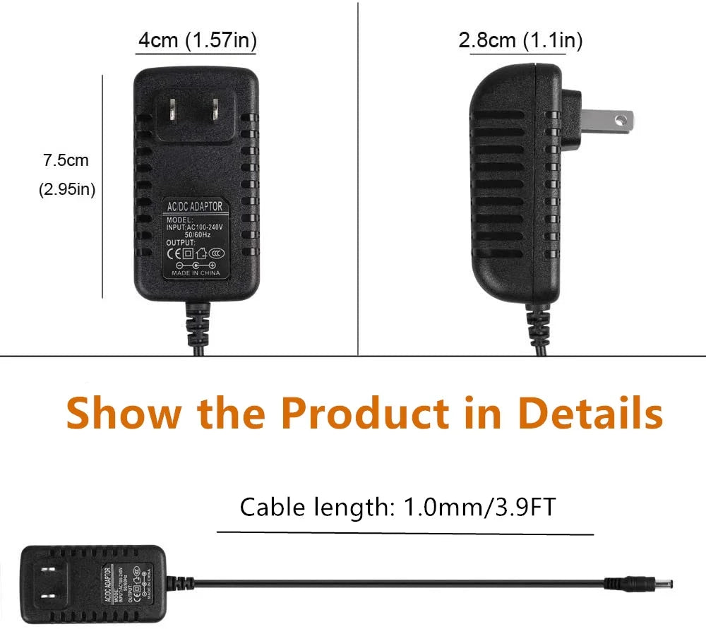 AC to DC Adapter for Polk Audio Omni P1 Black Power K18518