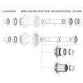 Rear Quick Release Disc Hub End Caps N724898