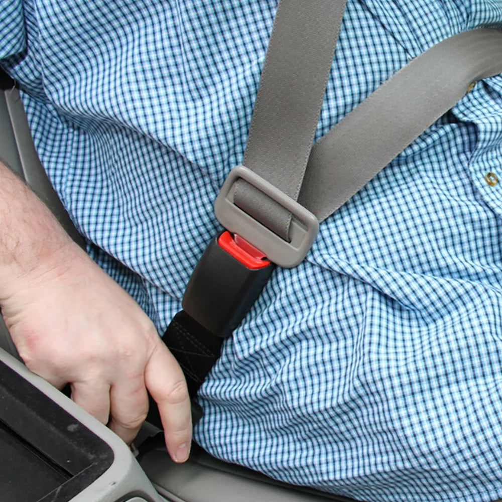 Black 7 Inch Seat Belt Extender Q66387