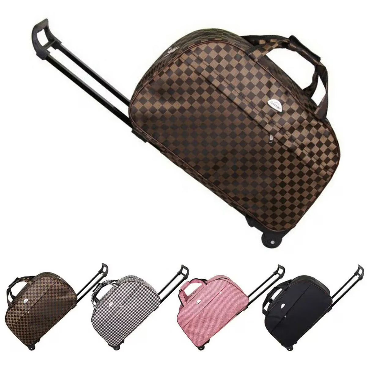Rolling Duffle Bag with Wheels, 24" Carry On Luggage L5149