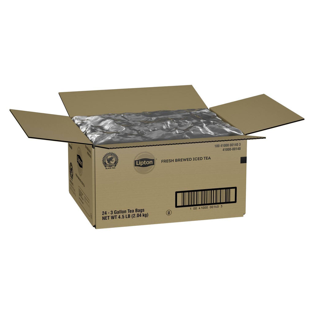 3 Gallon Black Iced Tea Filter Bags - 24/Case T517