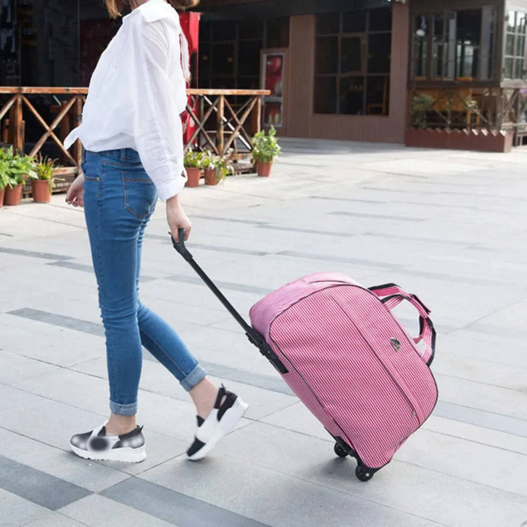 Rolling Duffle Bag with Wheels, 24" Carry On Luggage L5149