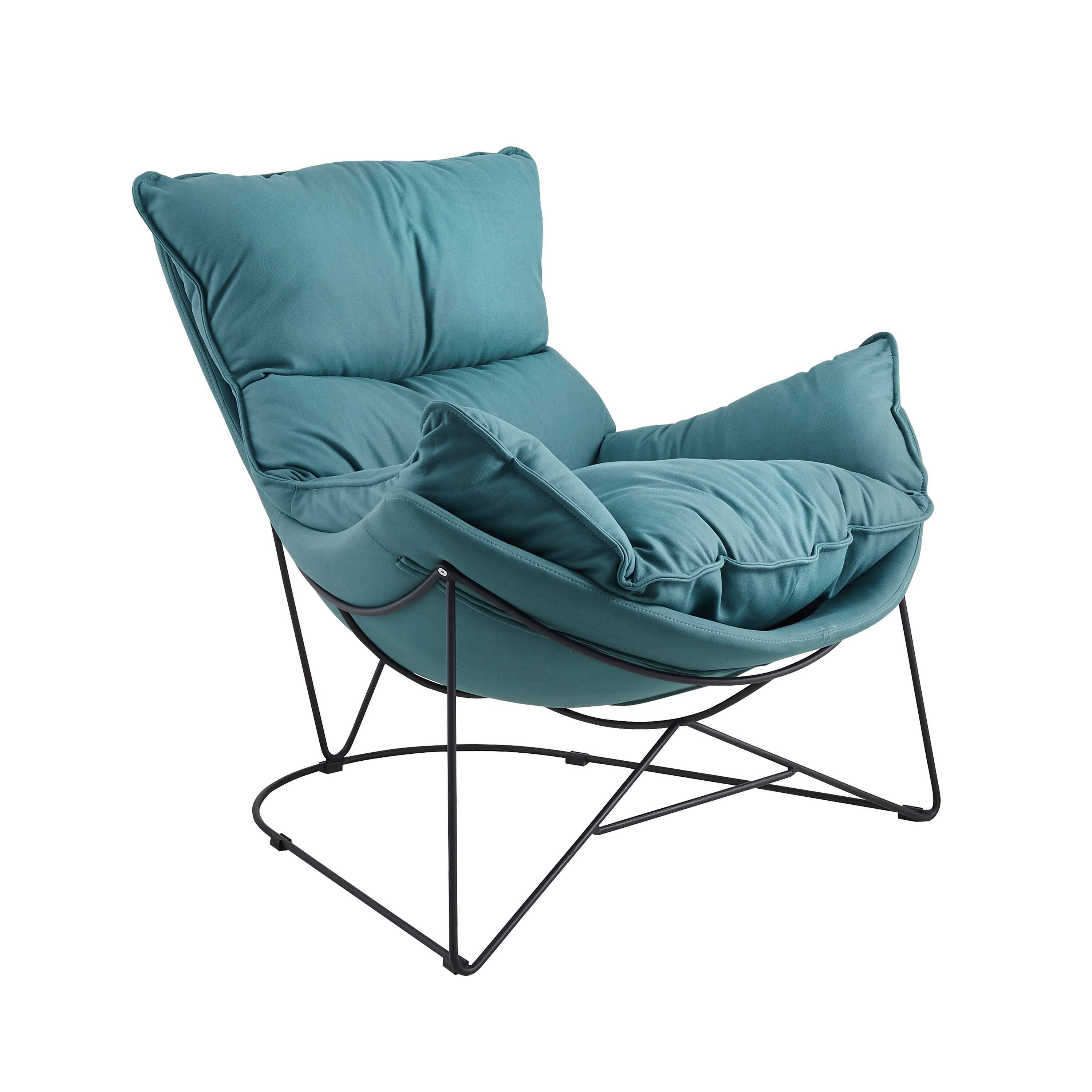 Orange Accent Chaise Chair W795408